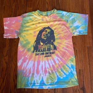 Bob Marley tiedye tshirt